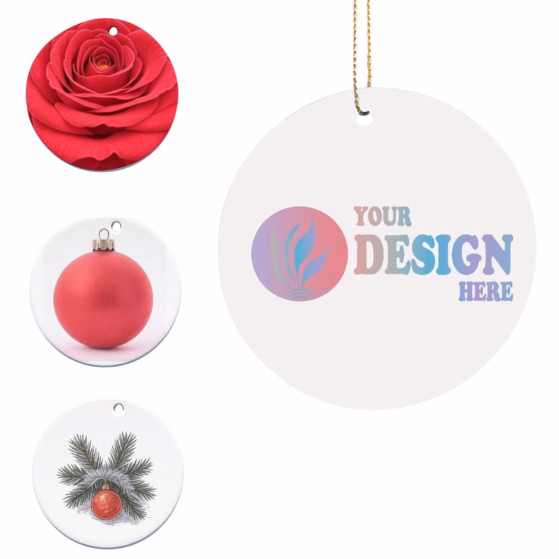 2.9" Ceramic Hanging Ornament