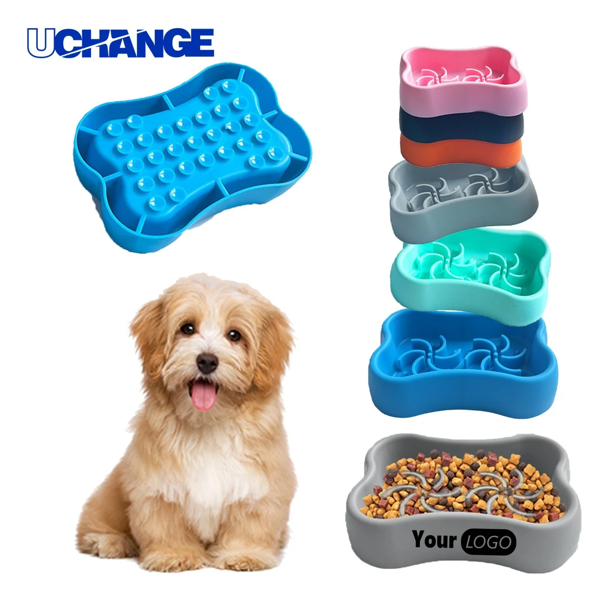 Dog Slow Feeding Bowl for Healthy Eating Habits 1