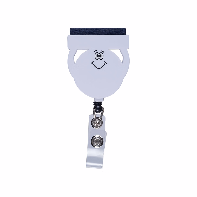 Badge Reel Holder with Screen Cleaner