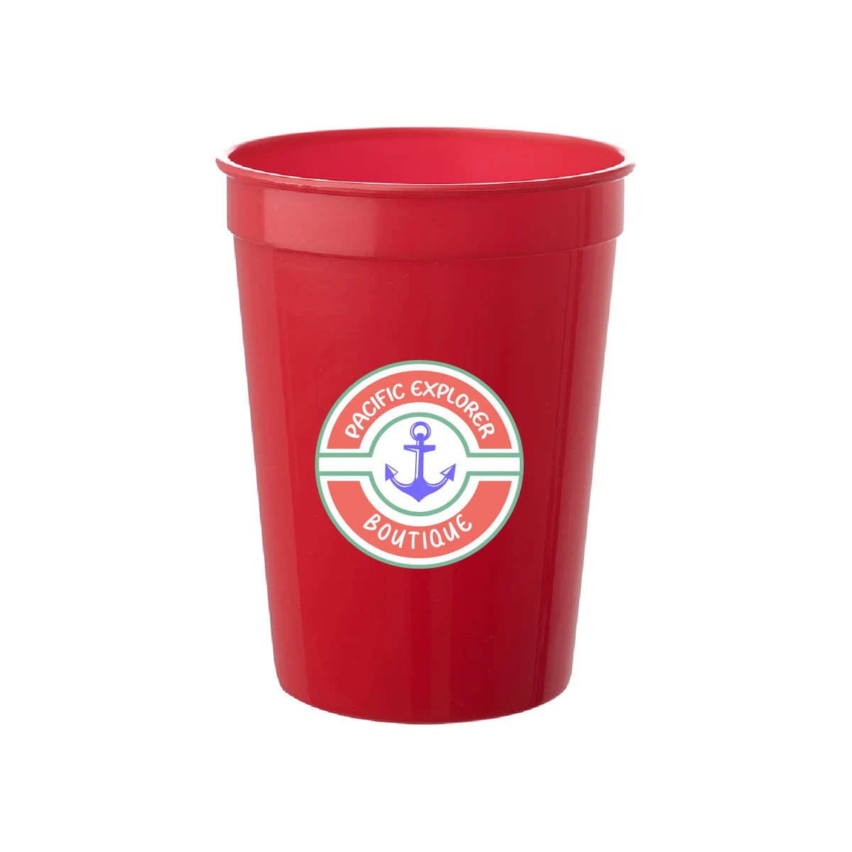12 oz. Fanatic Plastic Stadium Cup (Full Color Imprint) 1
