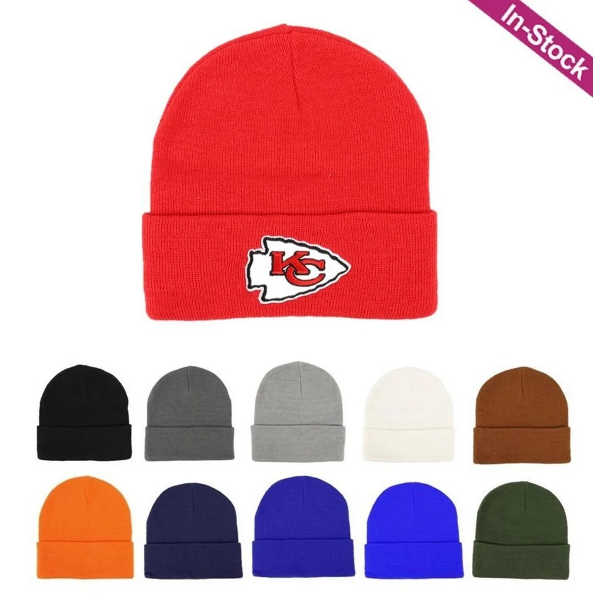 Embroidery Cuffed Beanie (10k stitches included) 1