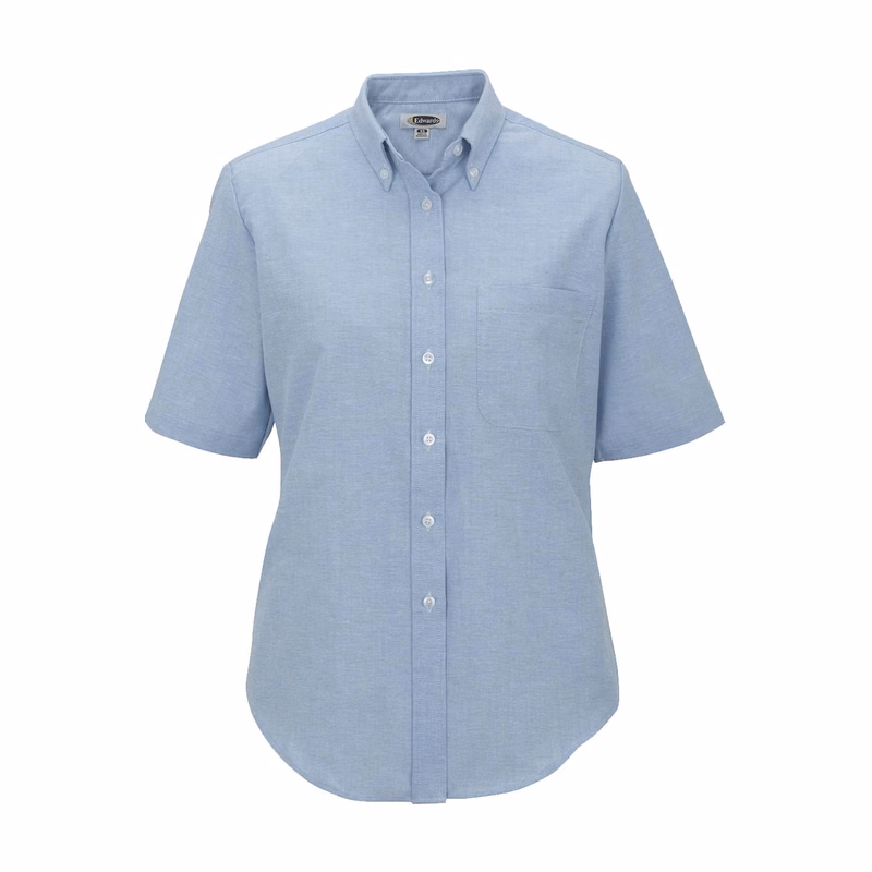 Easy Care Oxford Short Sleeve Ladies Shirt