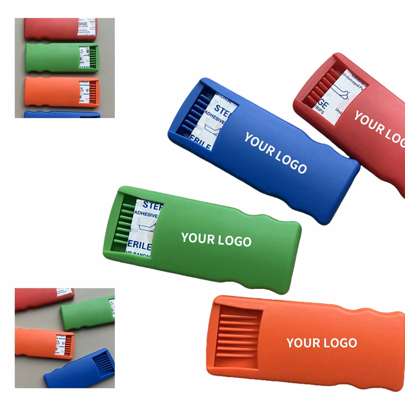 Five Piece First Aid Bandage Case Kit 4.1 x 1.7 x 0.5"