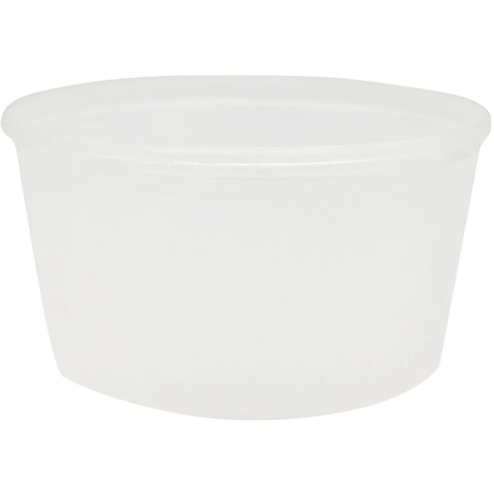 Denture Cups - Clear Plastic 3.5" 1