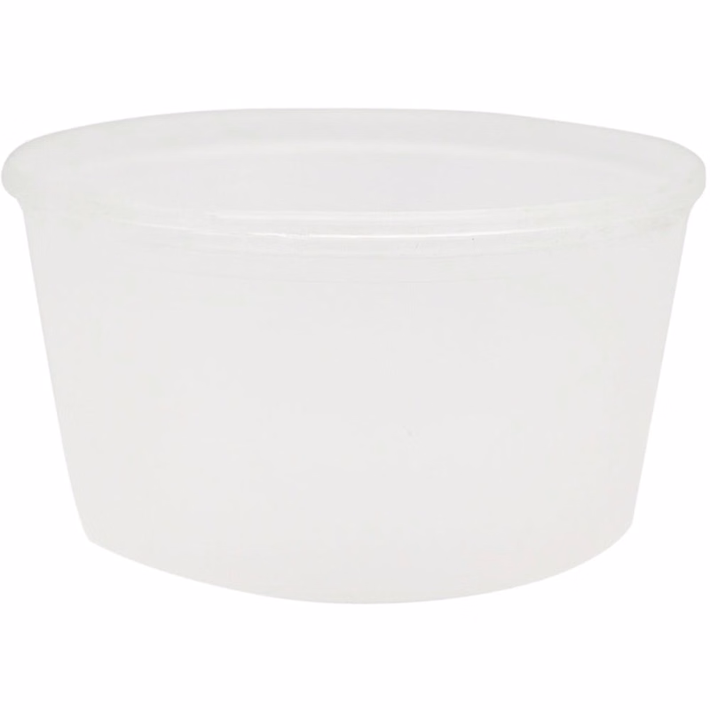 Denture Cups - Clear Plastic 3.5"