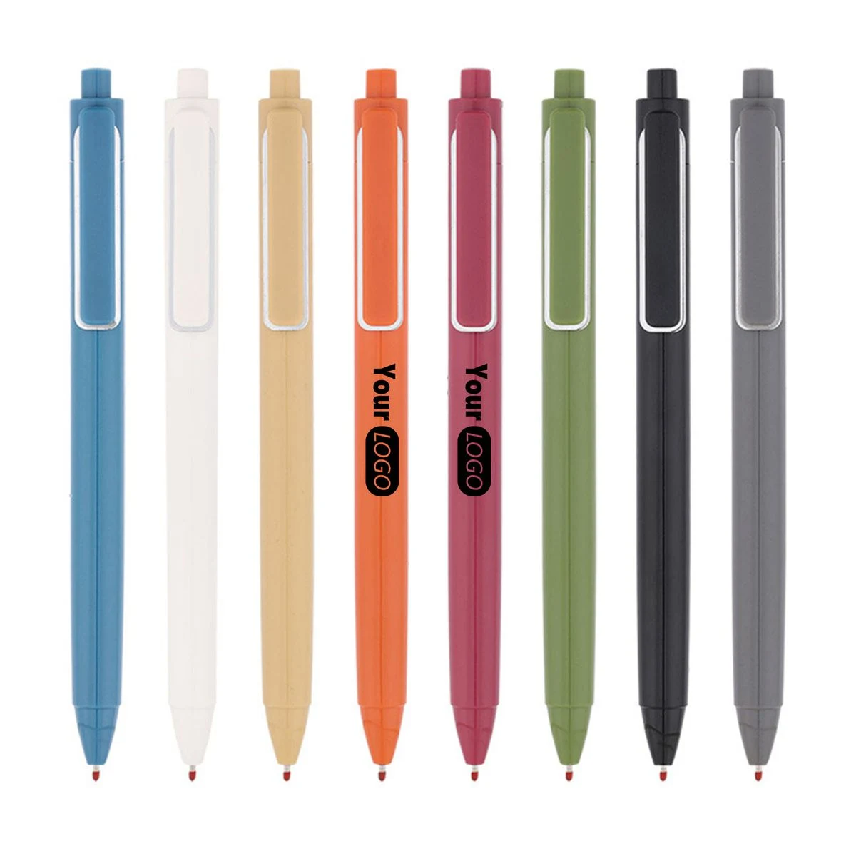 Customizable Push-Action Ballpoint Pen, custom pen with logo imprint 1