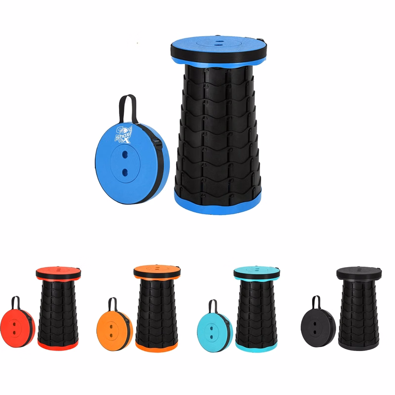 MOQ 10 Portable Retractable Folding Stool