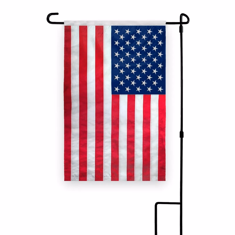 USA Embroidered Garden Flags
