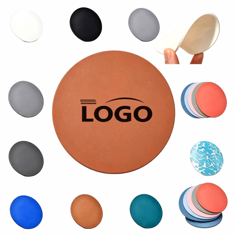 4 Inch Round Silicone Coaster