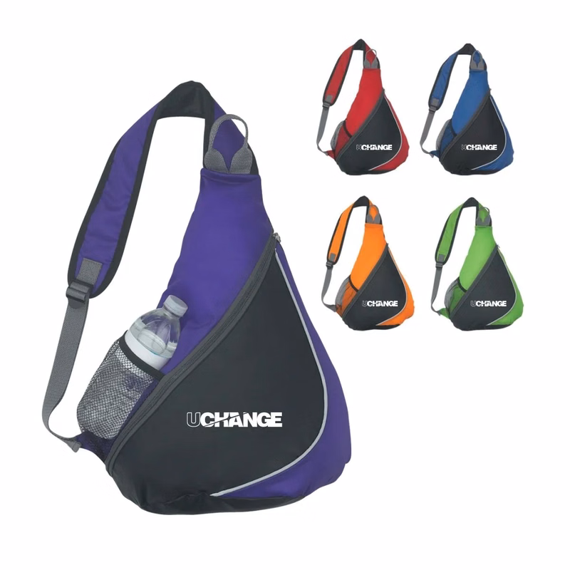 Sling Backpack Chest Bags With Water Bottle Pocket