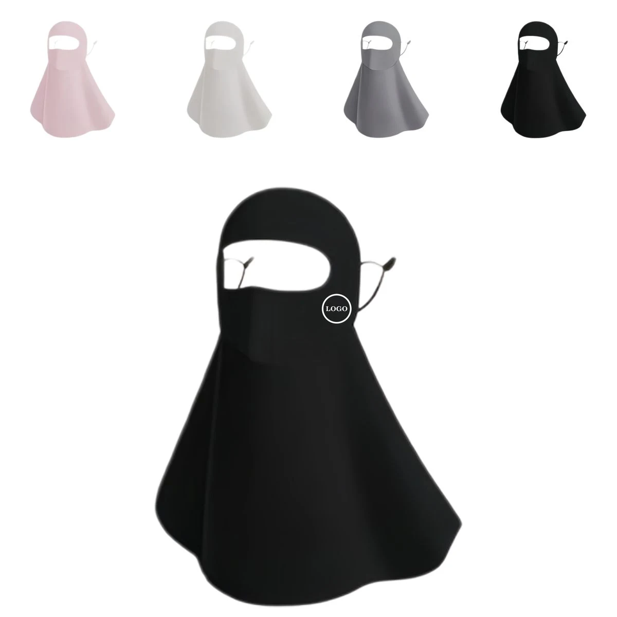Sun Protection Facekini with Drinking Opening 1