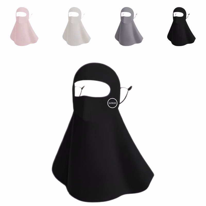 Sun Protection Facekini with Drinking Opening