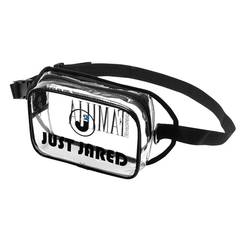 2 Zipper Clear Fanny Pack 1