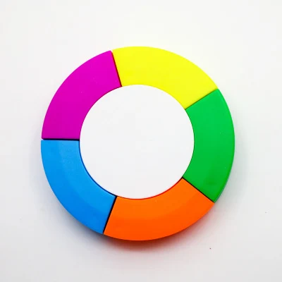 Five Colors Round Highlighter Pen 1