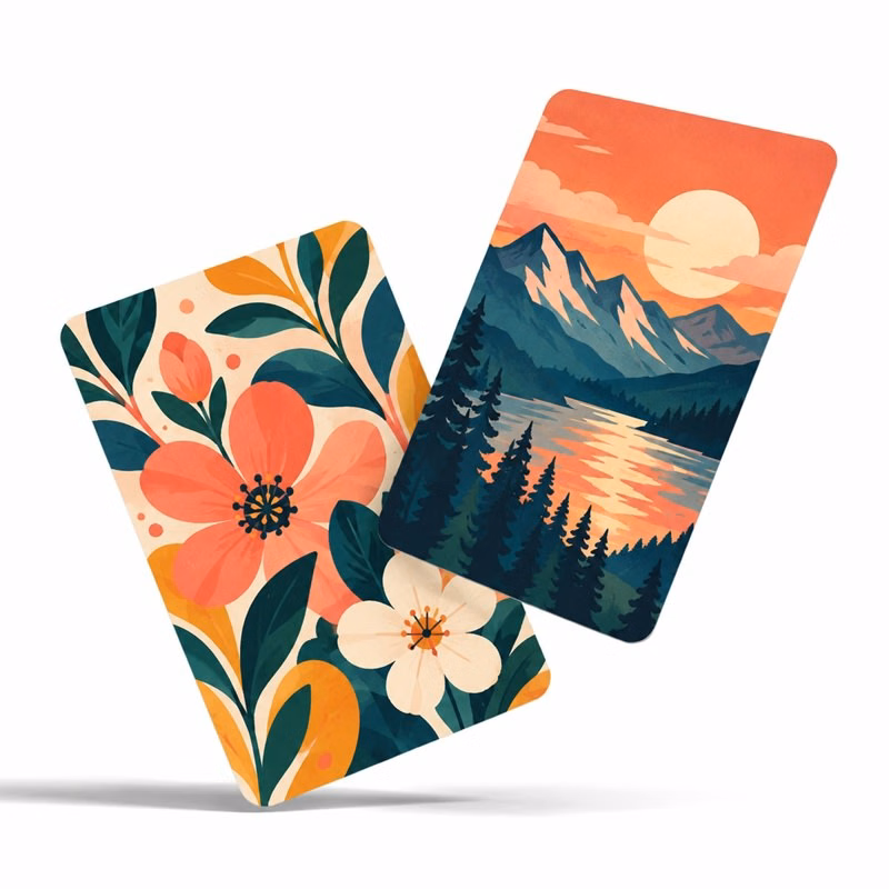 Glow Green Card