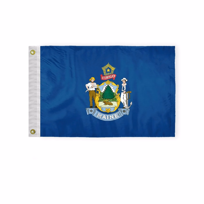 12"x18" to 8'x12' Maine Nylon Flags