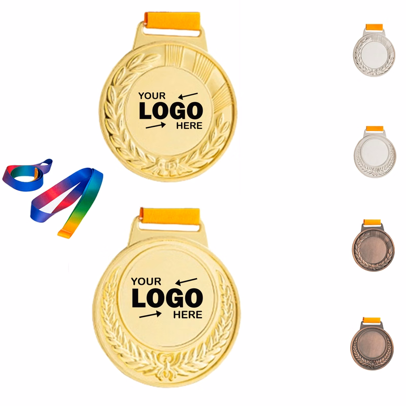 Olive Branch Pattern Sports Event Commemorative Medal
