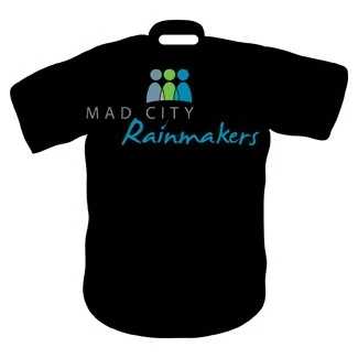 USA Made Waterproof Laminated Event Tag - T-Shirt Shape (4.25"x4") 1