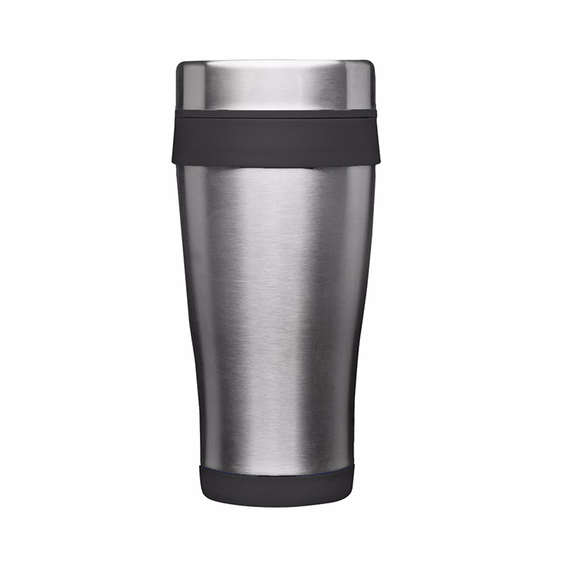 Stainless Steel Tumbler with Plastic Lid, 16 oz.