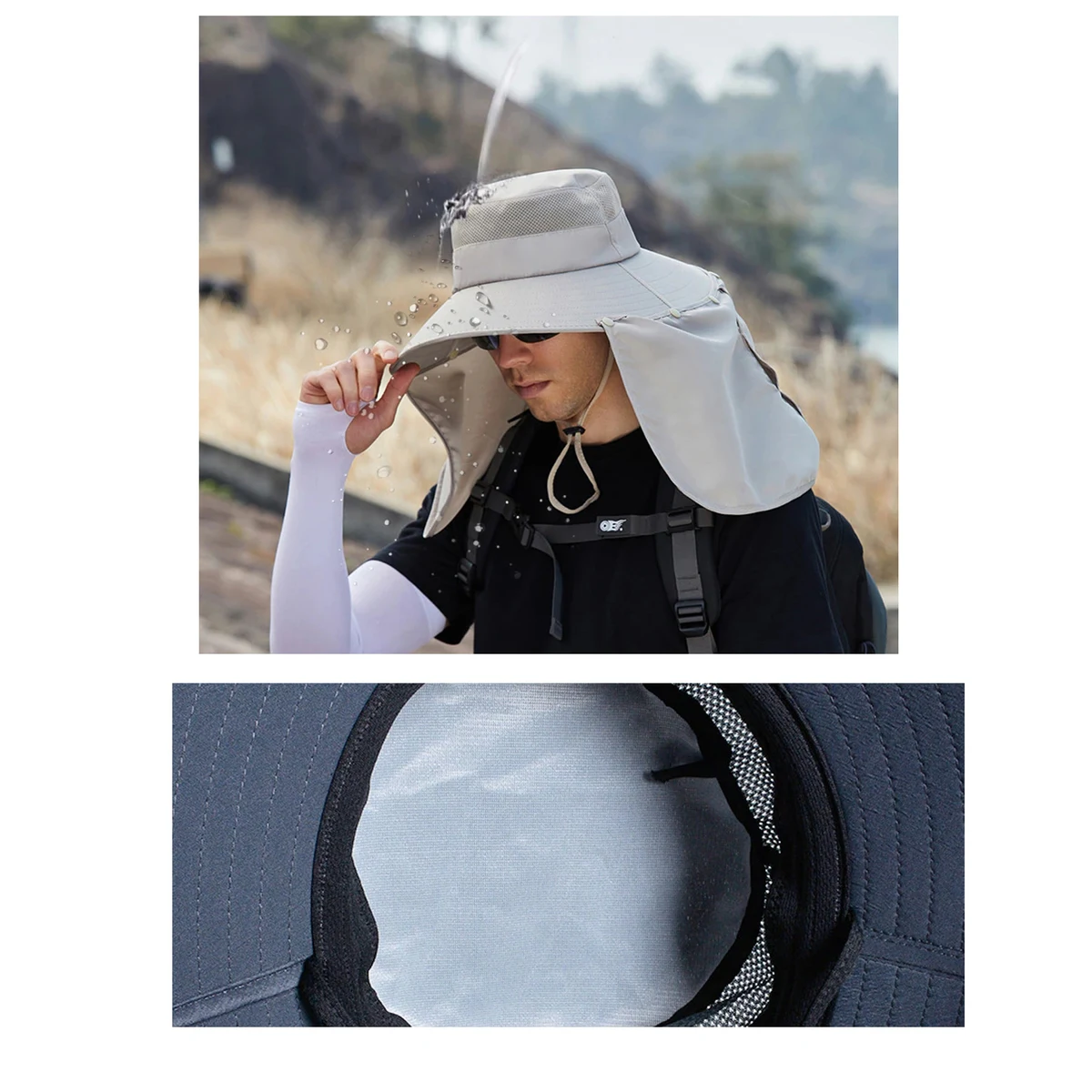 Foldable Windproof Fishing Hat 1