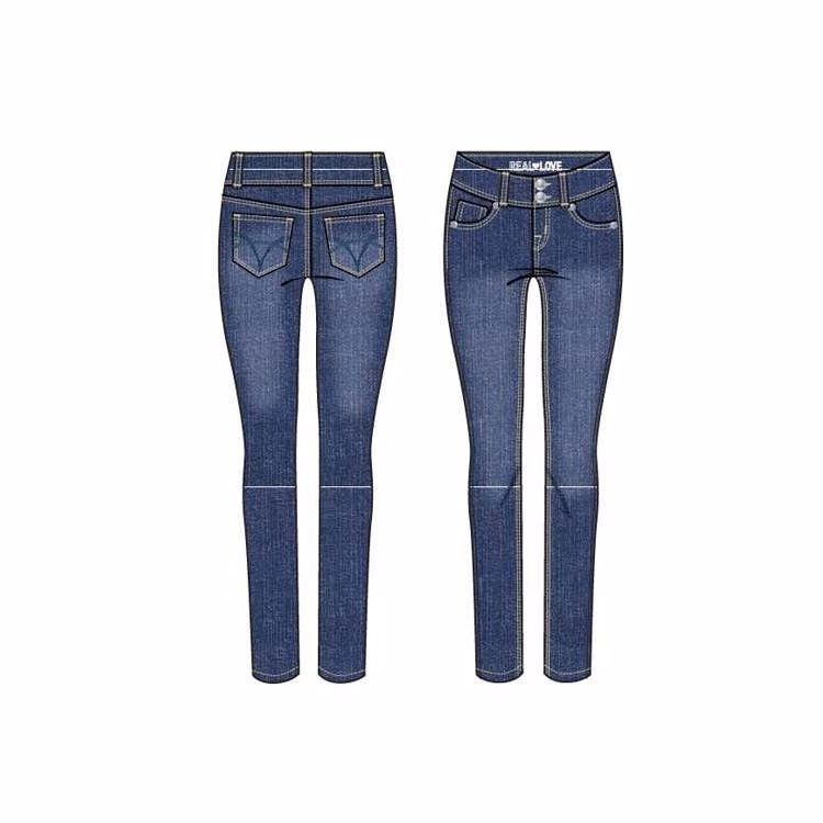 Girls Stretch Denim Jeans - Size 4-6X