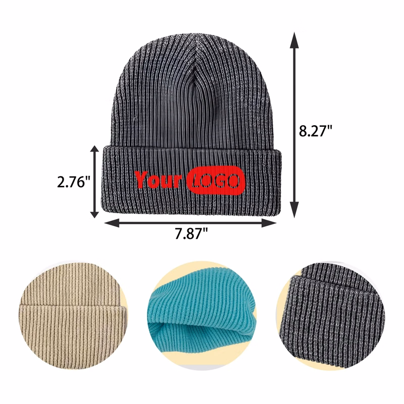 MOQ 20 PCS Solid Color Knitted Hat