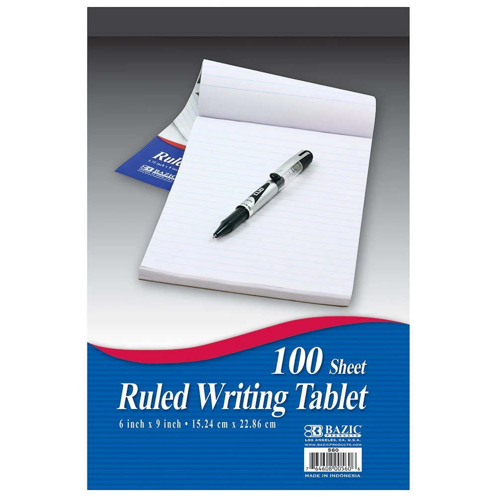 Ruled Writing Tablets - 100 Sheets 1