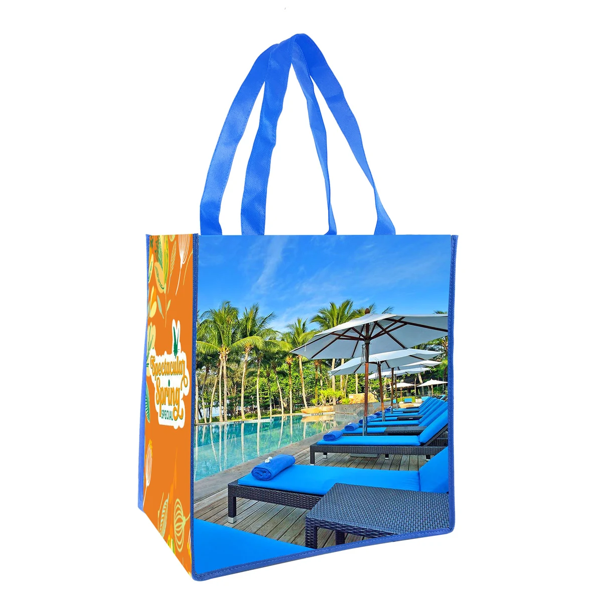 Deluxe 12" Laminated Tote (by AIR to CA) 1