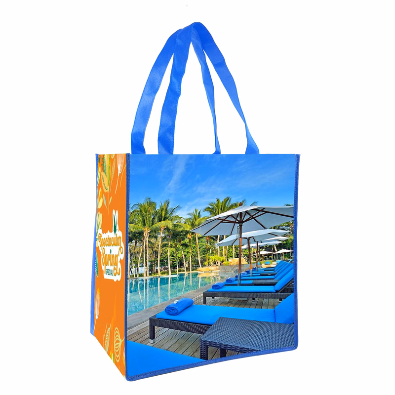 Deluxe 12" Laminated Tote (by AIR to CA)