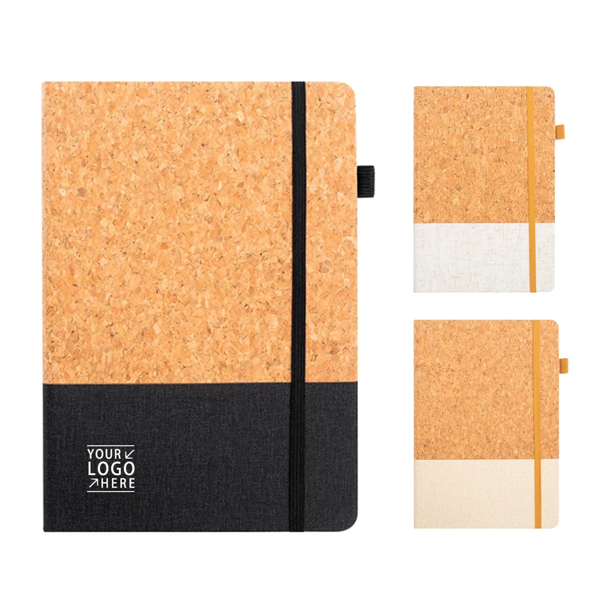 Cork Spliced Cover Notebook 1