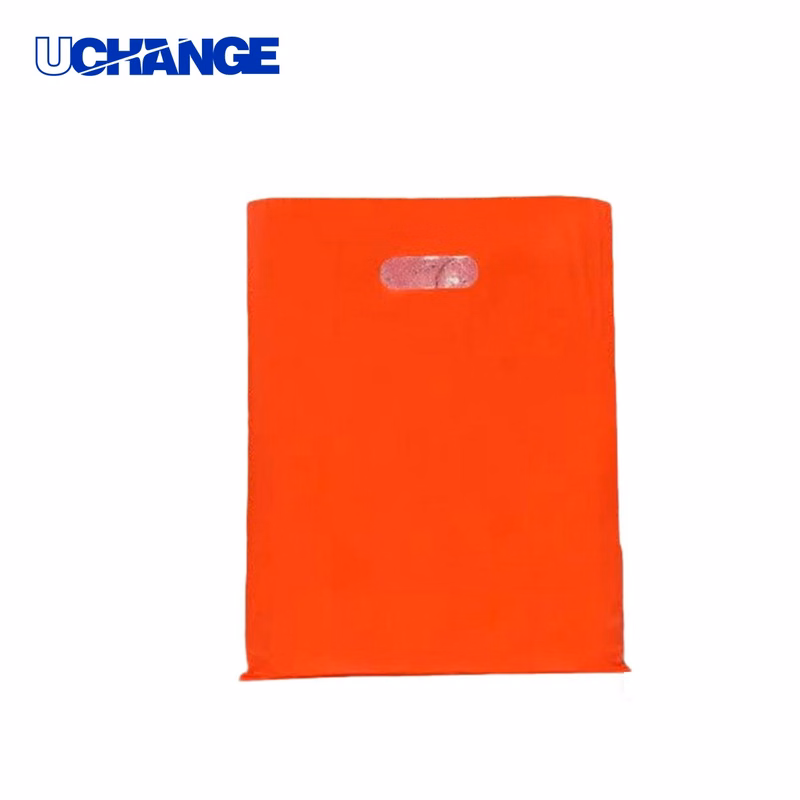 Plastic Die Cut Handle Bag Packaging 10 x 14 Inches