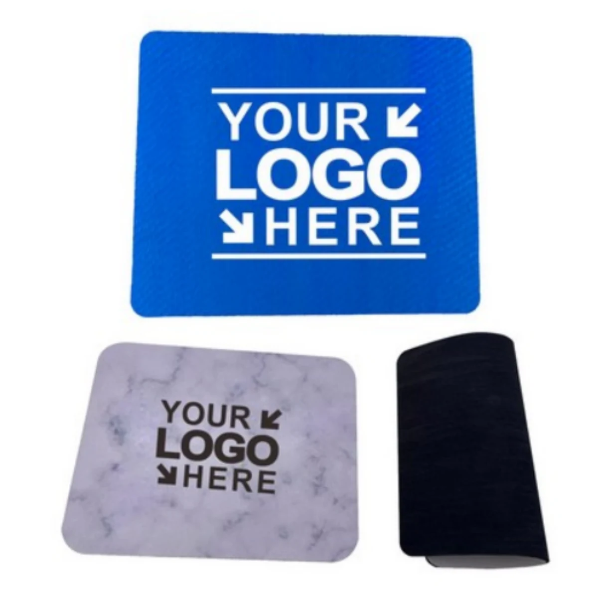 Fabric Mouse Pad With 1/8" Thick Rubber Bottom 1
