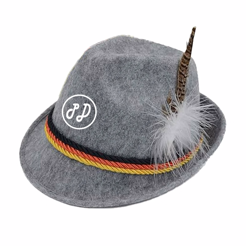 Vintage Jazz Felt Oktoberfest Hat