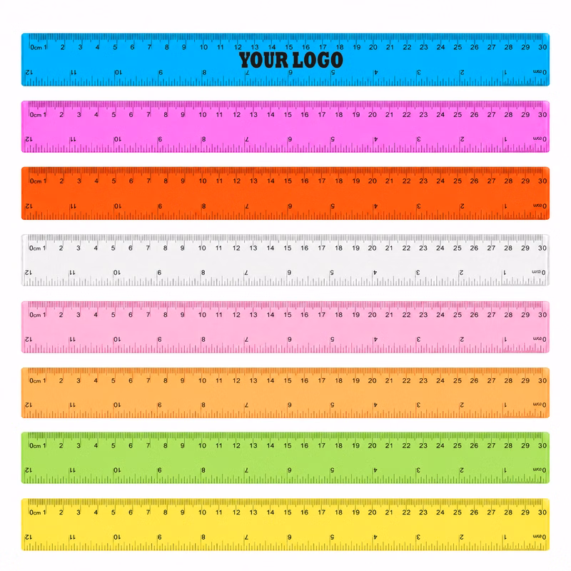 Transparent Straight Measuring Ruler