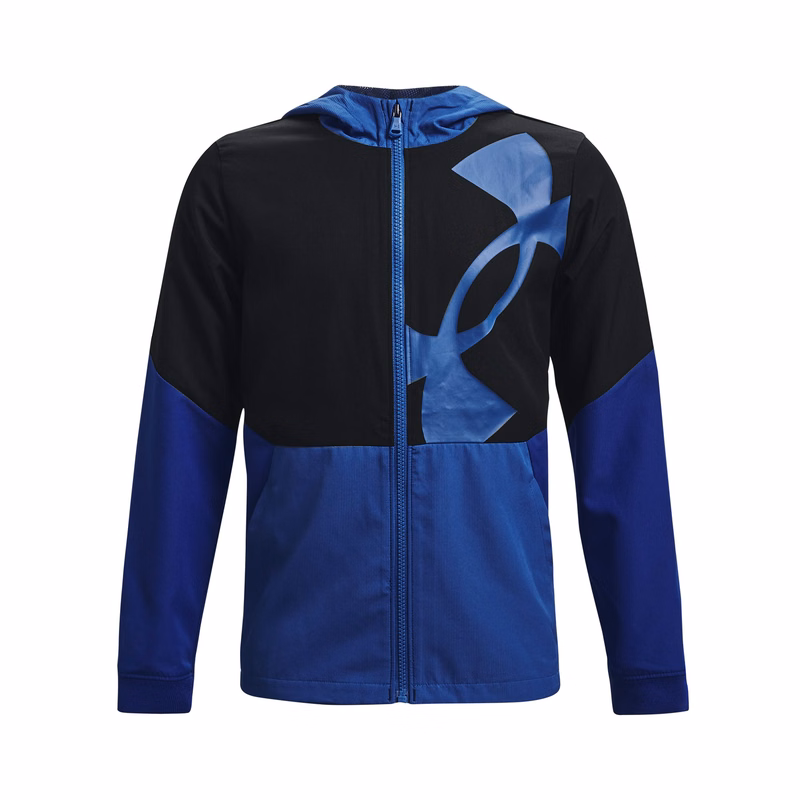 Boys' UA Legacy Windbreaker Graphic Jacket 