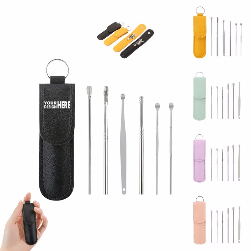 Professional Spiral and Spring Ear Cleaning Travel Kit