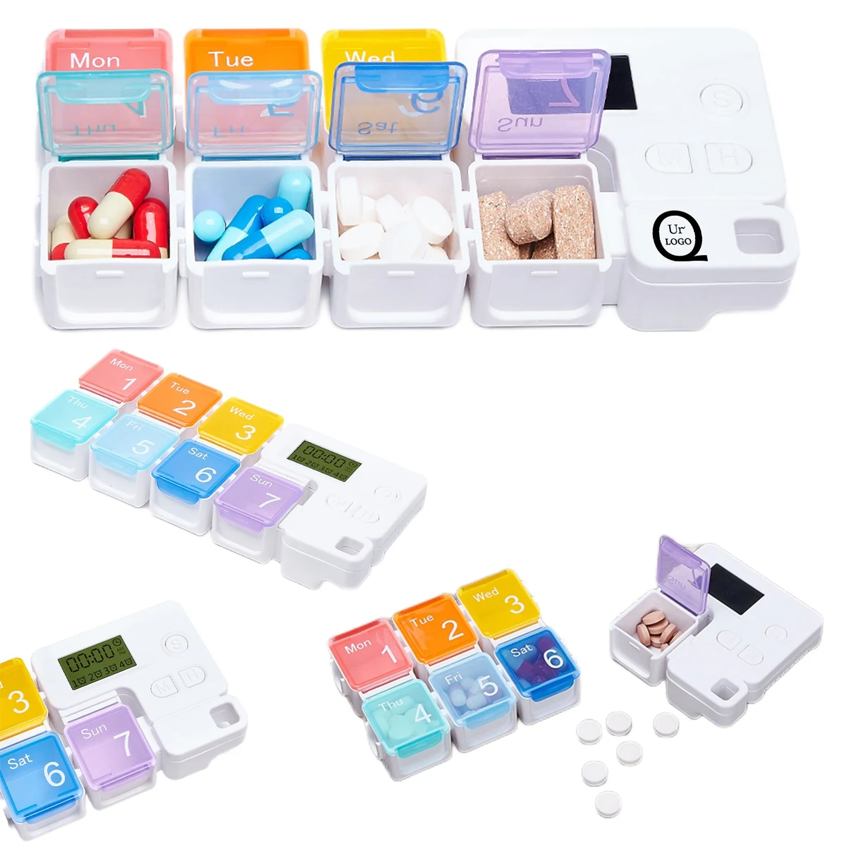 7-Compartment Smart Pill Box 1