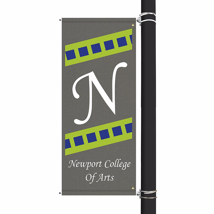 72" x 30" Custom Sunbrella™ Avenue Banner-3 Color Imprint
