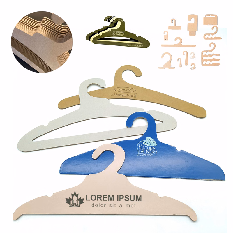 Custom Logo Printed Eco-friendly Recycled Cardboard Paper Hanger