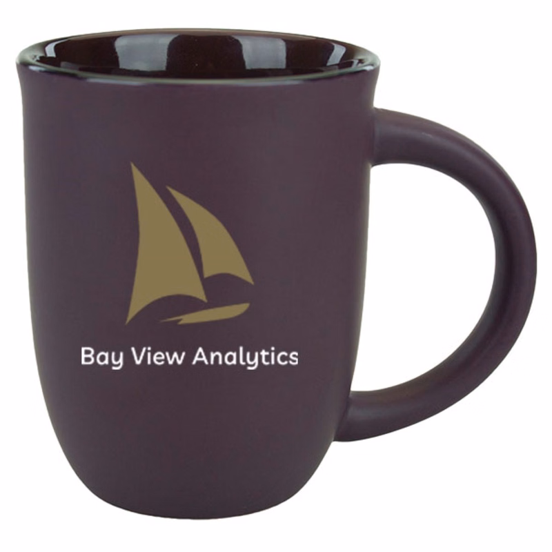 14 oz Salem II - Purple Matte Satin Custom Mug