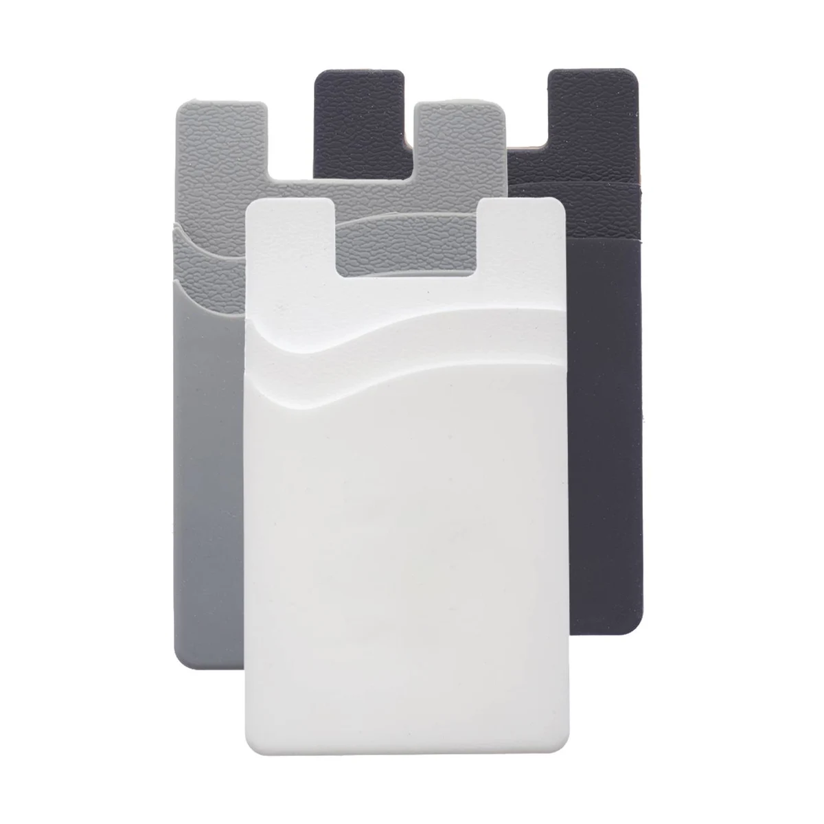 Dual Pocket Silicone Phone Wallet 1