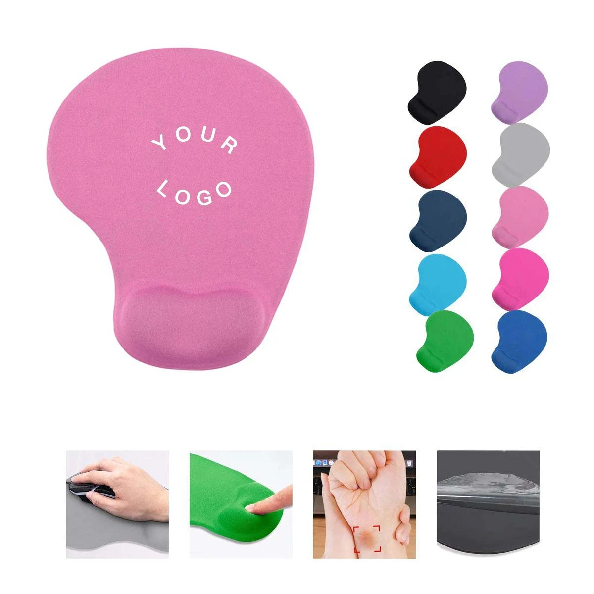Ergonomic Gaming Mouse Pad with Comfortable Wrist Rest 1
