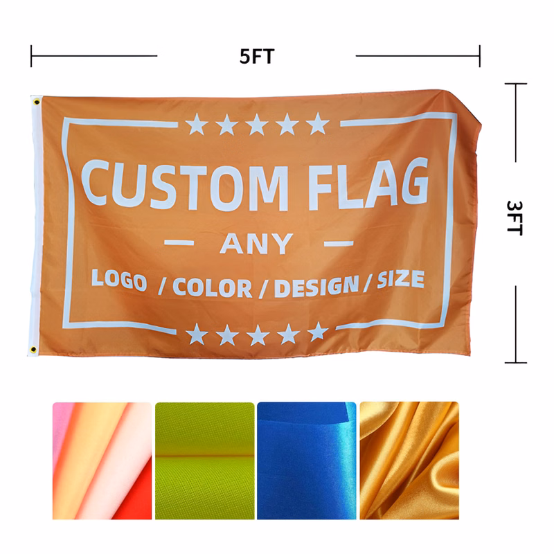 MOQ 10 PCS Personalized Custom 3X5 Ft Flag