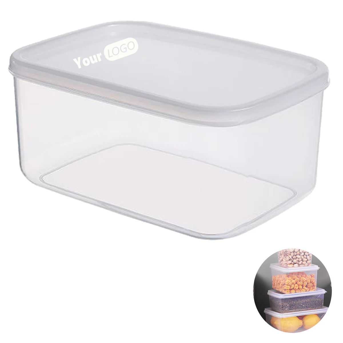 Plastic Transparent Food Storage Containers 1