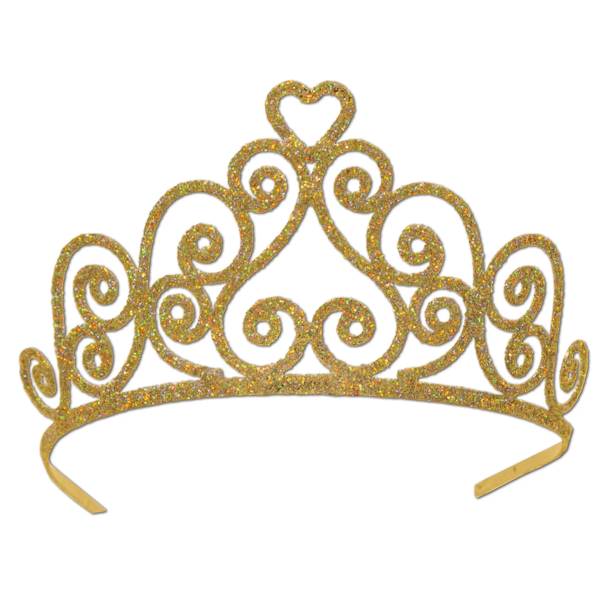 Glittered Metal Tiara 1