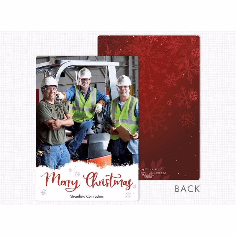 Just Like That Flat Holiday Photo Cards
