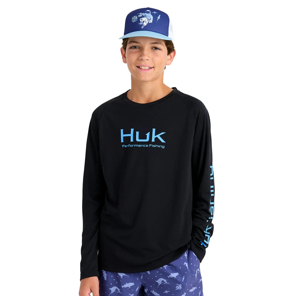 Huk® Youth Performance Fishing Shirt with Custom Logo 1