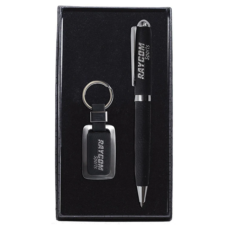 Keychain & Twist Action Ballpoint Pen Gift Set 1