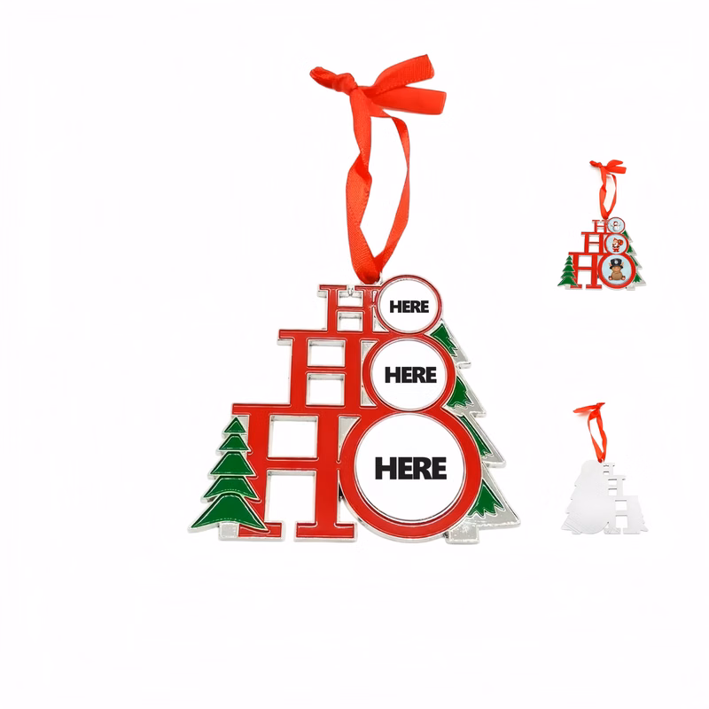 Christmas Tree Picture Frame Ornament