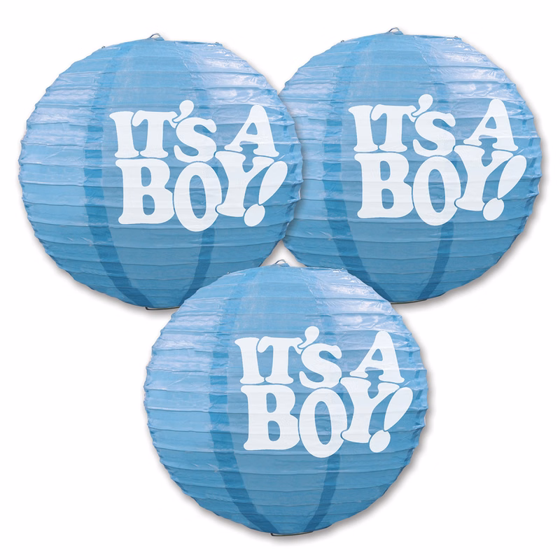 It's A Boy! Paper Lantern